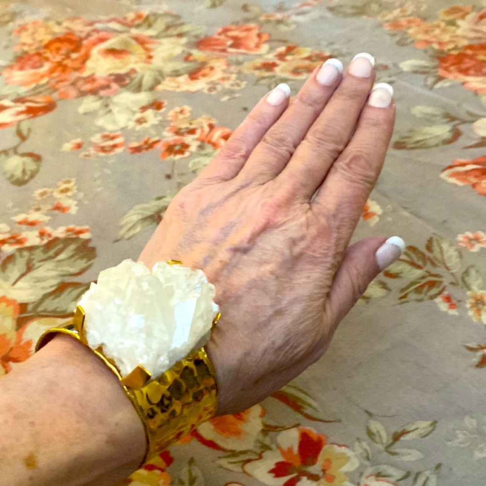 Out Of This World Crystal Quartz Cuff!